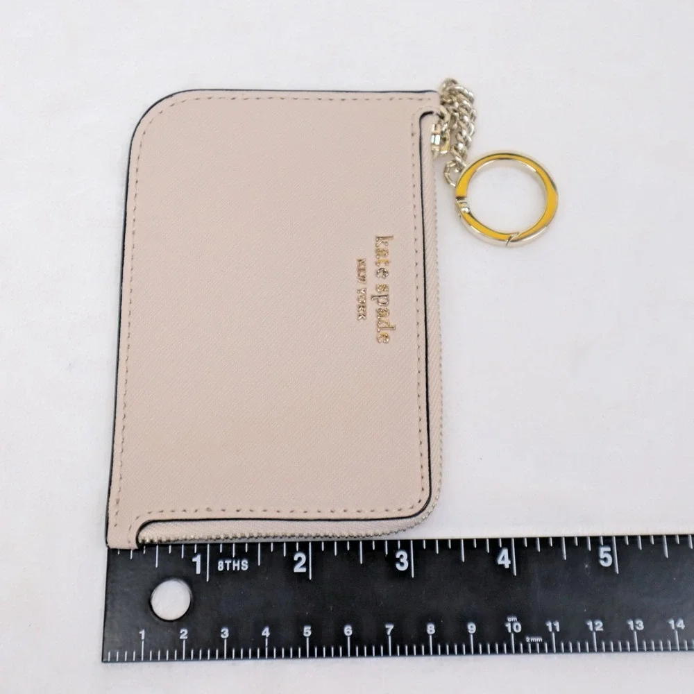 Kate Spade Cameron Medium L-Zip Card Holder Wallet Pink